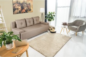 Canapea extensibila Roma Lux Beige 205x90x86 cm + lada de depozitare, bej