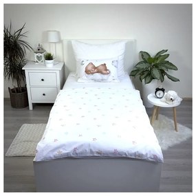 Lenjerie de pat pentru copii din bumbac pentru pătuț 100x135 cm Teddy "Moon" – Jerry Fabrics