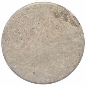 149197 vidaXL Blat de masă, gri, Ø60x2,5 cm, marmură