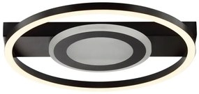 Brilliant MAUREEN plafonier LED RGBW dimmabil 20W/230V 3000-6500K negru + telecomandă