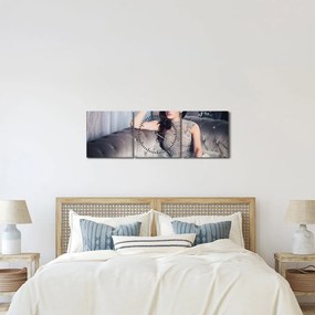 Tablou - Glamour (cu ceas) (90x30 cm)
