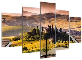 Tablou cu peisaj în carte (150x105 cm)