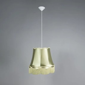 Lampă suspendată retro verde 45 cm - Granny