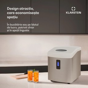 Klarstein Mr. Silver-Frost 150 W mașină de gheață 15 kg albă