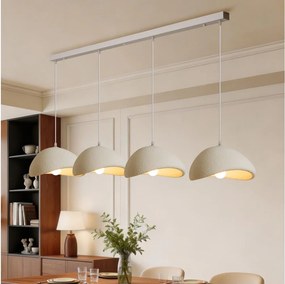 BRILAGI - Candelabru suspendat cu cablu WABI SABI 4xE27/60W/230V alb