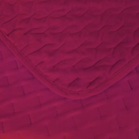 Patura de pat din catifea ASTRALIA, roz inchis Dimensiune: 200 x 220 cm