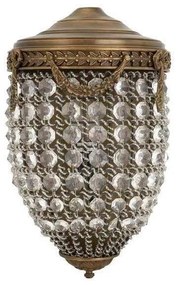 Aplica de perete mix timeless style, stralucitor, finisaj antique brass, Emperor 106133 HZ