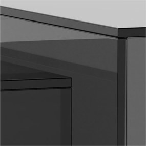 Măsuțe de cafea gri 2 buc. din sticlă 50x50 cm Dice – Actona