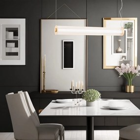 Lustra LED eleganta realizata manual Hampton alama periata