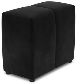 Spătar pentru canapea modulară negru cu tapițerie din catifea Rome Velvet - Cosmopolitan Design