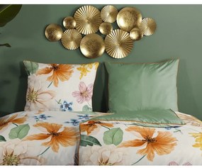 Lenjerie de pat din bumbac satinat pentru pat dublu, extinsă 240x220 cm Annabelle – Descanso