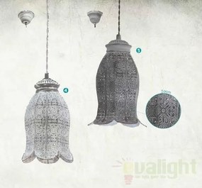 Pendul design rustic diam.16,5cm, H-110cm, 49208 EL