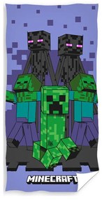 Prosop pentru copii Minecraft Enderman Monster, 70 x 140 cm