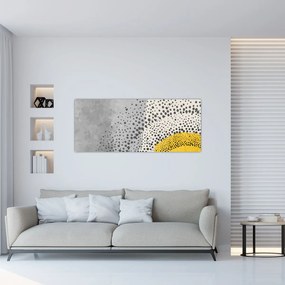 Tablou - pictură abstractă de plajă N⁰3 (120x50 cm)