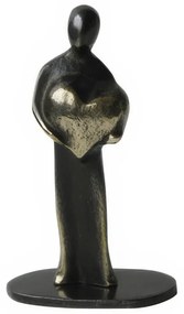 Statueta bronz "Multumesc din inima"
