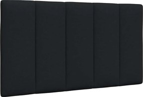 vidaXL Pernă pentru tăblie de pat, Hanko, negru, 90 cm, material textil