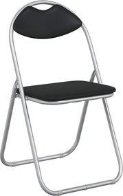 vidaXL Scaun pliant 8 pcs Negru și Gri 48 x 43,5 x 81 cm