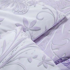 Lenjerie de pat din microfibră FLUTURI pat simplu