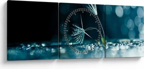Tablou - Macro (cu ceas) (90x30 cm)