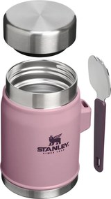 Termos mov pentru mâncare din oțel inoxidabil 400 ml Legendary Food Jar + Spork Purple Smoke – Stanley