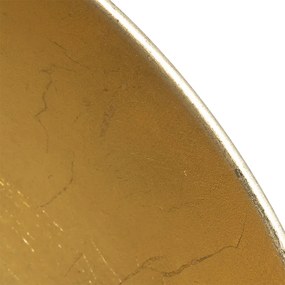 Lampă de masă neagră cu trepied auriu de 63,3 cm reglabil - Magnax
