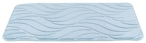 Covoraș de baie albastru deschis din spumă cu memorie 50x80 cm Tropic – Wenko
