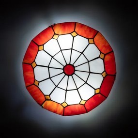 BRILAGI - Plafonieră Tiffany cu vitralii SIENNA 2xE27/60W/230V Ø 40 cm