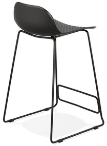 Scaun de bar Kokoon Slade, înălțime 85 cm, negru