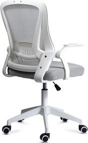 Scaun de birou pentru copii din mesh OFF 433 gri