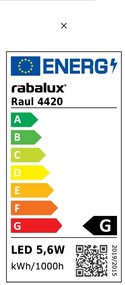 Lampa moderna / Veioza de birou cu iluminat LED, Raul 4420 RX