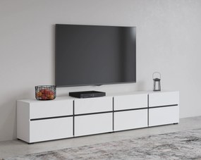 Masă TV Crossroad W40 (negru + alb). 1118159