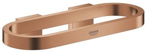 Grohe Selection Suport prosop baie inel multifunctional, montaj orizontal, cupru mat (brushed warm sunset)