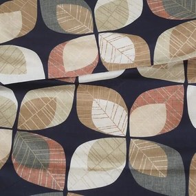 Lenjerie de pat B.E.S. Petrovice Crepe Top Class bumbac creponat Autumn Leaf, 140 x 200 cm, 70 x 90 cm