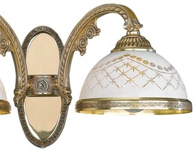 Aplica de perete clasica cu 2 brate design italian 7102
