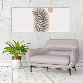 Tablou - Foaie ilustrată N⁰1 (120x50 cm)