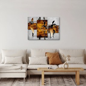 Tablou - Motiv cultura africană (70x50 cm)