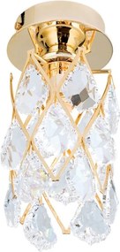 Plafoniera eleganta cristal Asfour Rita DL 7-555/1 gold OR