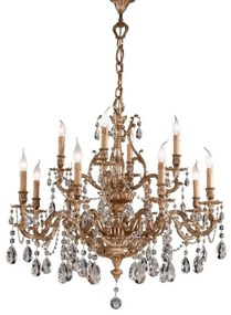 Candelabru 12 brate LUX cu cristale Scholer, Versailles