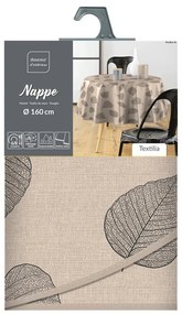 Față de masă lavabilă ø 160 cm Feuillys – douceur d'intérieur