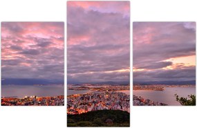 Tablou - Amurg la oraș (90x60 cm)