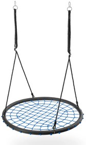 Leagan rotund tip plasa,Albastru Negru