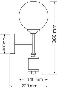 Aplica moderna realizata manual Artu Glass