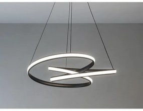 Lustră LED dimabilă pe cablu, 85W/230V, 3000-6500K, Ø 49 cm + telecomandă