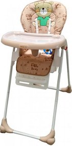 Scaun de masa pentru copii si bebe Baby Care™ CC reglabil in 3 trepte, Pliabil, Centura de siguranta, Sezut comfortabil, Masuta detasabila, Pozitie