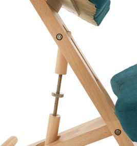 Scaun ergonomic, petrol/ fag, FLONET