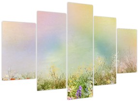 Tablou - Pajiște pictată 2 (150x105 cm)