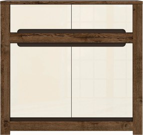 Comoda RUSO KOM2D2S, nuc/bej, PAL, 104x46x99 cm