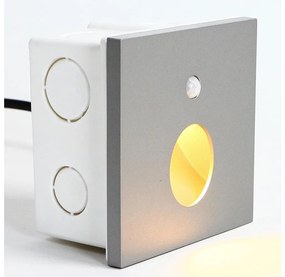 Emithor 70434 - LED lampă scară cu senzor OLIVE LED/1W/230V gri