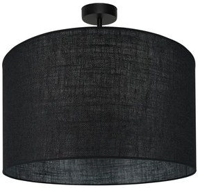 Brilagi - Lustr TUBES ROLLER 1xE27/15W/230V pr. 50 cm negru montat