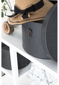 Set 2 cutii Bigso Box of Sweden Rut, negru